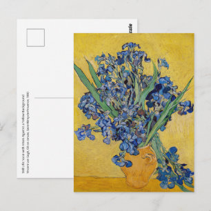 Carte Postale Vincent van Gogh - Vase avec iris