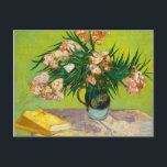 Carte Postale Vincent Van Gogh Vase Avec Oleandres Et Livres<br><div class="desc">Vincent Van Gogh Vase Avec Oleandres Et Livres Carte Postale</div>