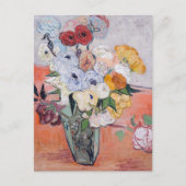 Carte Postale Vincent van Gogh - Vase avec Roses et anémones (Devant)