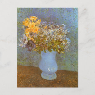 Carte Postale Vincent van Gogh Vase de Lilacs, Daisées, Anémones