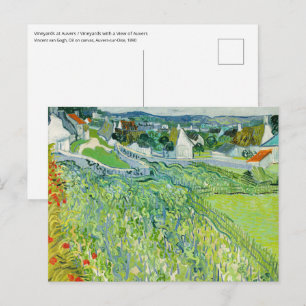 Carte Postale Vincent van Gogh - Vignobles à Auvers
