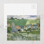 Carte Postale Vincent van Gogh - Vue d'Auvers (Devant / Derrière)