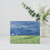 Carte Postale Vincent van Gogh - Wheatfield sous Thundernuds (Debout devant)