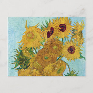 Carte Postale Vincent Willem van Gogh, "Tournesols"