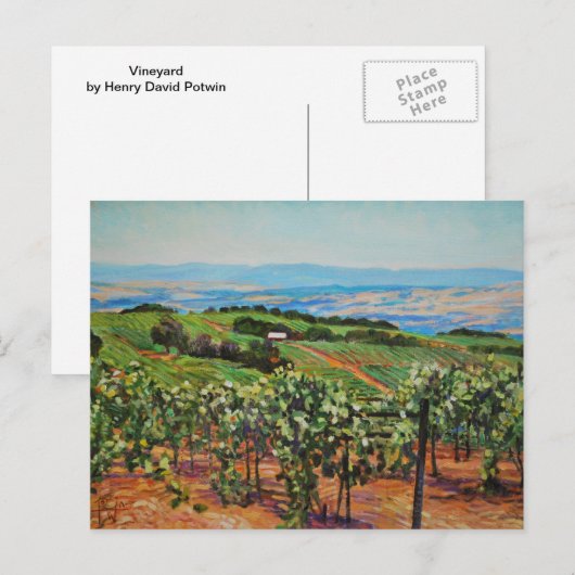 Carte postale Vineyard (Devant / Derrière)