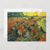 Carte postale Vineyards Van Gogh (Devant / Derrière)