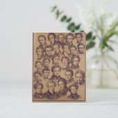 Carte Postale Vingt-cinq élèves du Studio d'Antoine (Debout devant)