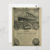 Carte Postale Vinolia Otto Toilet Soap advert (Devant / Derrière)