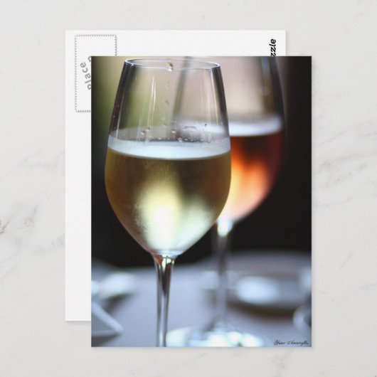 Carte Postale Vins (Devant / Derrière)