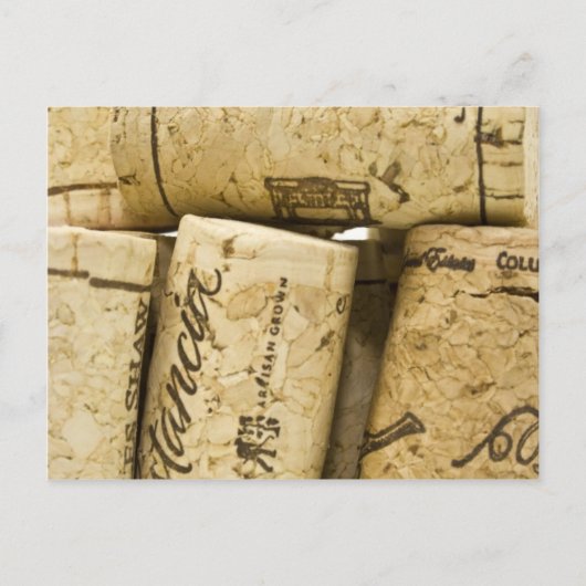 Carte Postale Vins Corks (Devant)