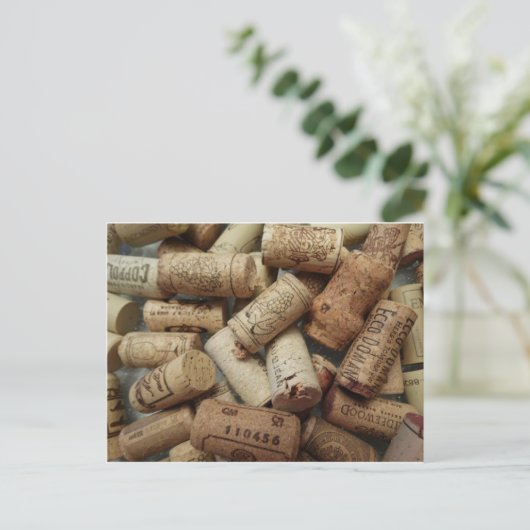 Carte Postale Vins Corks (Debout devant)