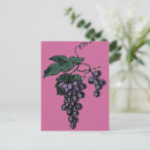 Carte postale Vins de raisin (Debout devant)