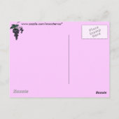 Carte postale Vins de raisin (Dos)