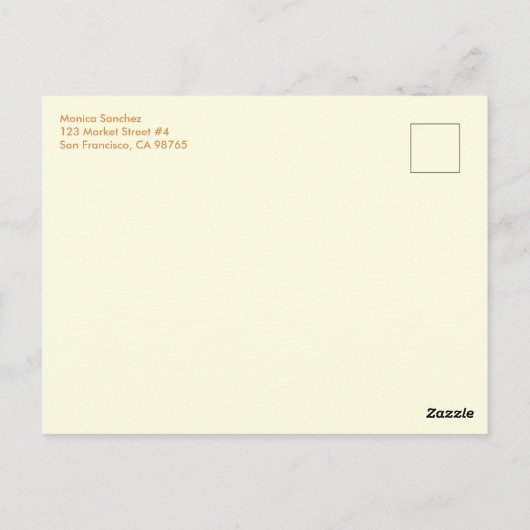 Carte Postale Vins fleurs sauvages Photo personnalisée Enregistr (Dos)