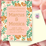 Carte Postale Vins fleurs sauvages Rose Vert personnalisé Enregi<br><div class="desc">Customisez ce mariage floral chic sauvegardez la carte postale date avec vos détails. Vous pouvez tout changer depuis les polices, les couleurs et tous les détails. Consultez ma boutique pour trouver des articles correspondants comme des enveloppes, des invitations à un mariage, des cartes de remerciement, des cartes de numéro de...</div>