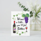 Carte Postale Vins un peu... (Debout devant)