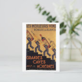 Carte Postale Vins vintages Les Meilleurs Vins (Debout devant)
