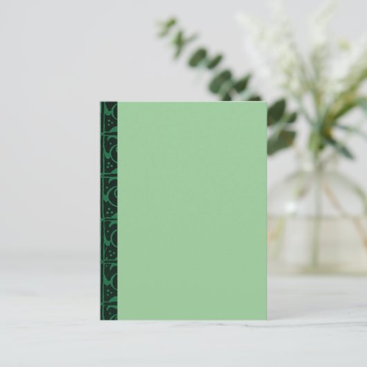 Carte Postale Vins vintages Vert foncé (Debout devant)