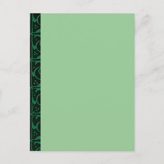 Carte Postale Vins vintages Vert foncé (Devant)