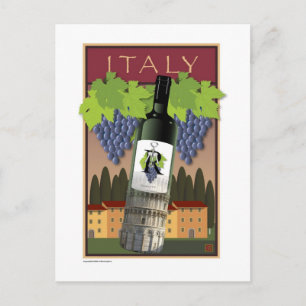 Carte Postale VINS-Vis-Veste-Italien-