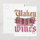 Carte Postale Vins Wakey (Devant / Derrière)