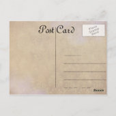 Carte postale vintage (Dos)