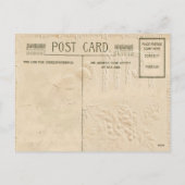 Carte postale vintage (Dos)