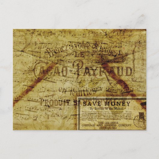 Carte Postale Vintage (Devant)