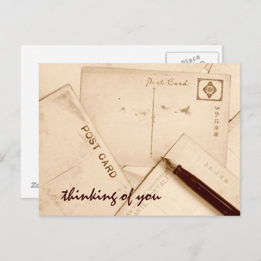 Carte postale vintage (Devant / Derrière)