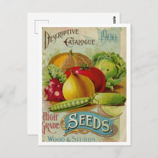 Carte postale vintage (Devant / Derrière)