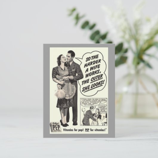 carte postale vintage (Debout devant)