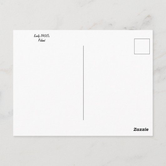 Carte postale vintage (Dos)