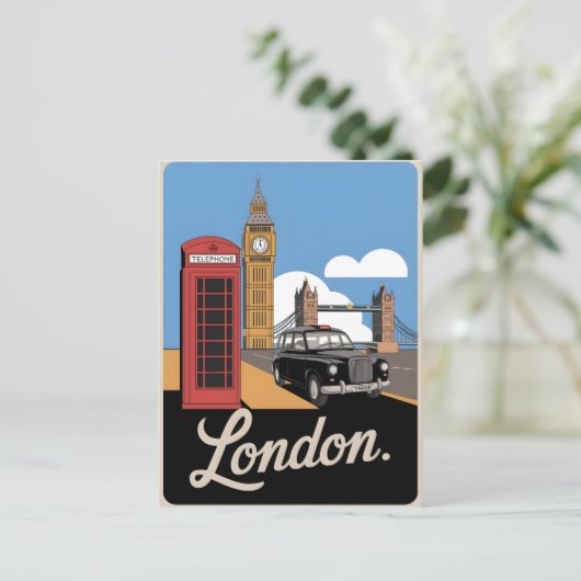 Carte Postale Vintage (Debout devant)