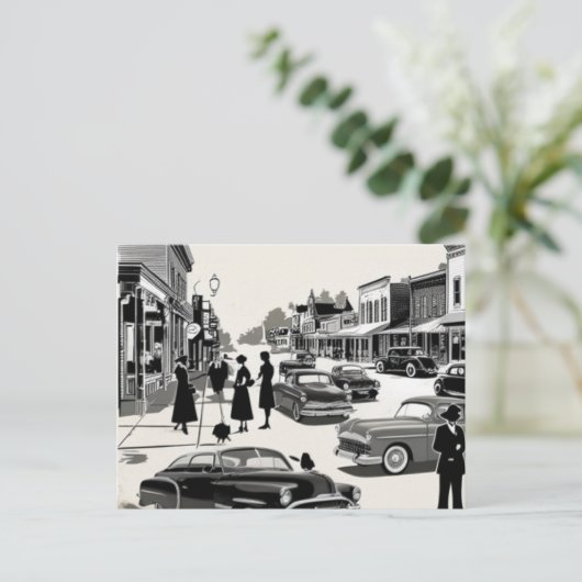 Carte Postale vintage (Debout devant)