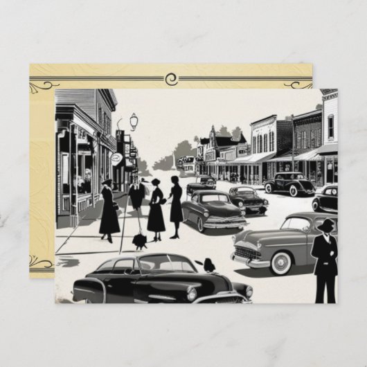 Carte Postale vintage (Devant / Derrière)