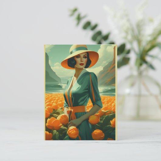 Carte postale vintage (Debout devant)