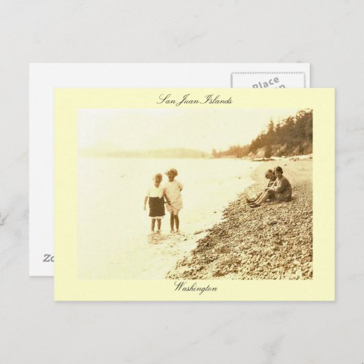 Carte Postale Vintage (Devant / Derrière)