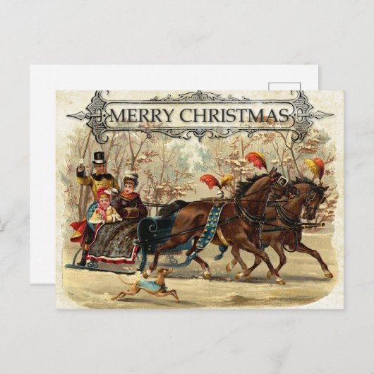 Carte Postale Vintage (Devant / Derrière)