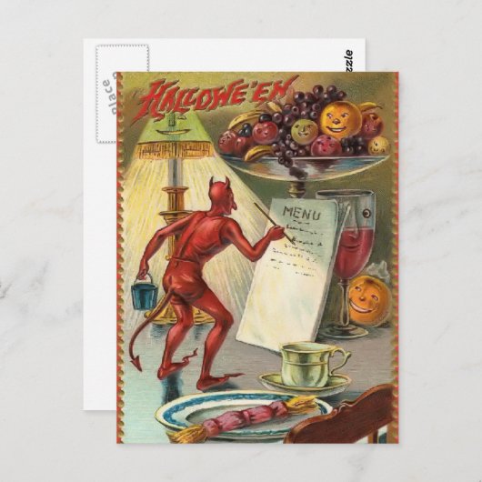 Carte postale vintage (Devant / Derrière)