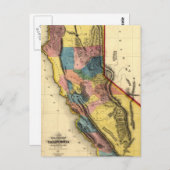 Carte Postale Vintage 1851 (Devant / Derrière)