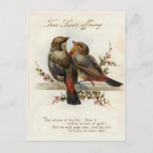 Carte Postale Vintage 1908 Offrande du véritable amour (Devant)