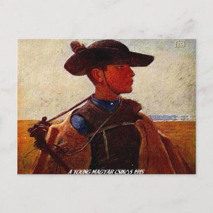 Carte Postale "Vintage 1915-A YOUNG MAGYAR CSIKÓS"