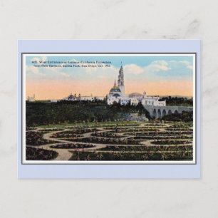 Carte Postale Vintage 1915 Panama California Expo San Diego 25