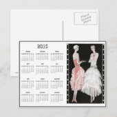 Carte postale vintage 1920's Fashion 2015 (Devant / Derrière)
