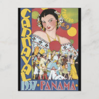 Vintage 1937 Panama Carnaval