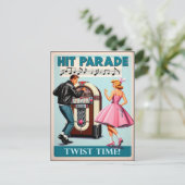 Carte Postale Vintage 1950s Dance Party (Debout devant)
