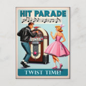 Carte Postale Vintage 1950s Dance Party (Devant)
