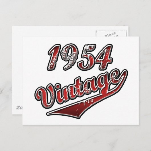 Carte Postale vintage 1954 (Devant / Derrière)