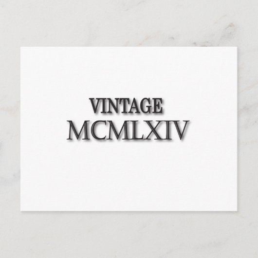 Carte Postale Vintage 1964 (Devant)