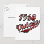 Carte Postale Vintage 1968 (Devant / Derrière)